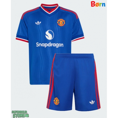 Manchester United Kobbie Mainoo #37 Replika Babytøj Udebanesæt Børn 2026-27 Kortærmet (+ Korte bukser)
